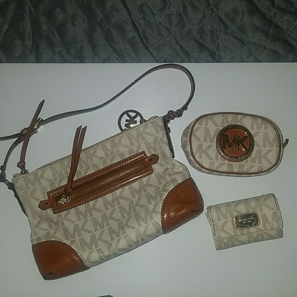 MK purse, cosmetic bag and wallet